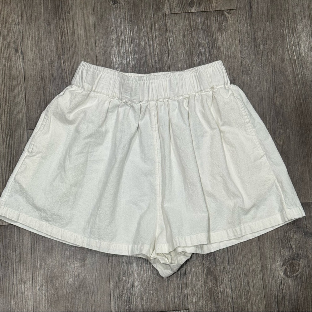 White 100% Cotton White Free People Shorts Size Small